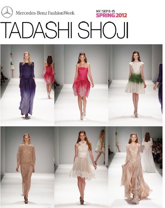 NY Fashion Week Spring 2012: Tadashi Shoji runway review