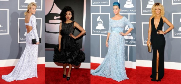 Grammy Awards 2012 red carpet fashion: What they wore