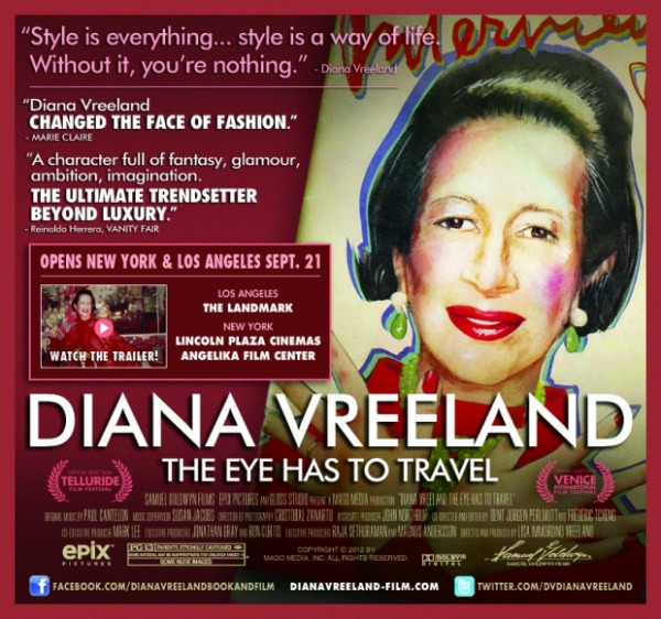 Diana Vreeland The Eye Has To Travel celebrates the life of a true fashion icon