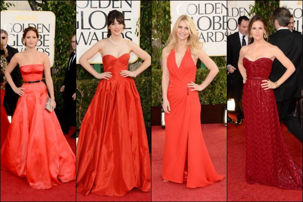 Golden Globe Awards 2013 Red Carpet Fashion: Who Wore What