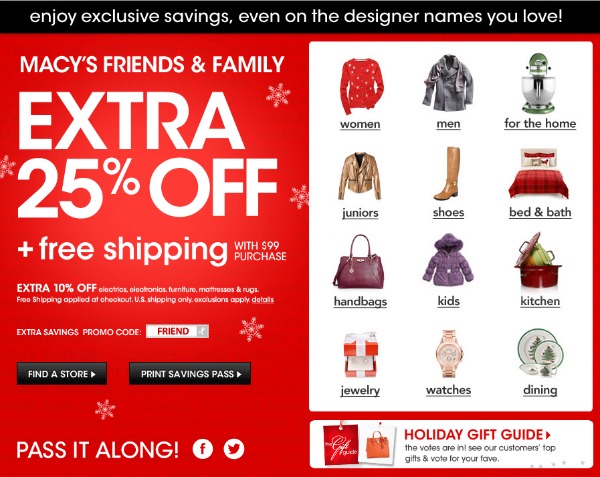 of the details. Unlike other sales Macyâ€™s Friends and Family sale ...