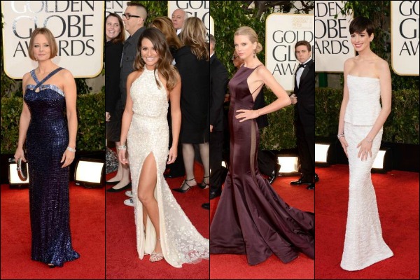 Golden Globe Awards Red Carpet Fashion